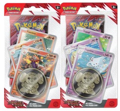 Scarlet & Violet - Destined Rivals Premuim Checklane Blister - Combo of 2